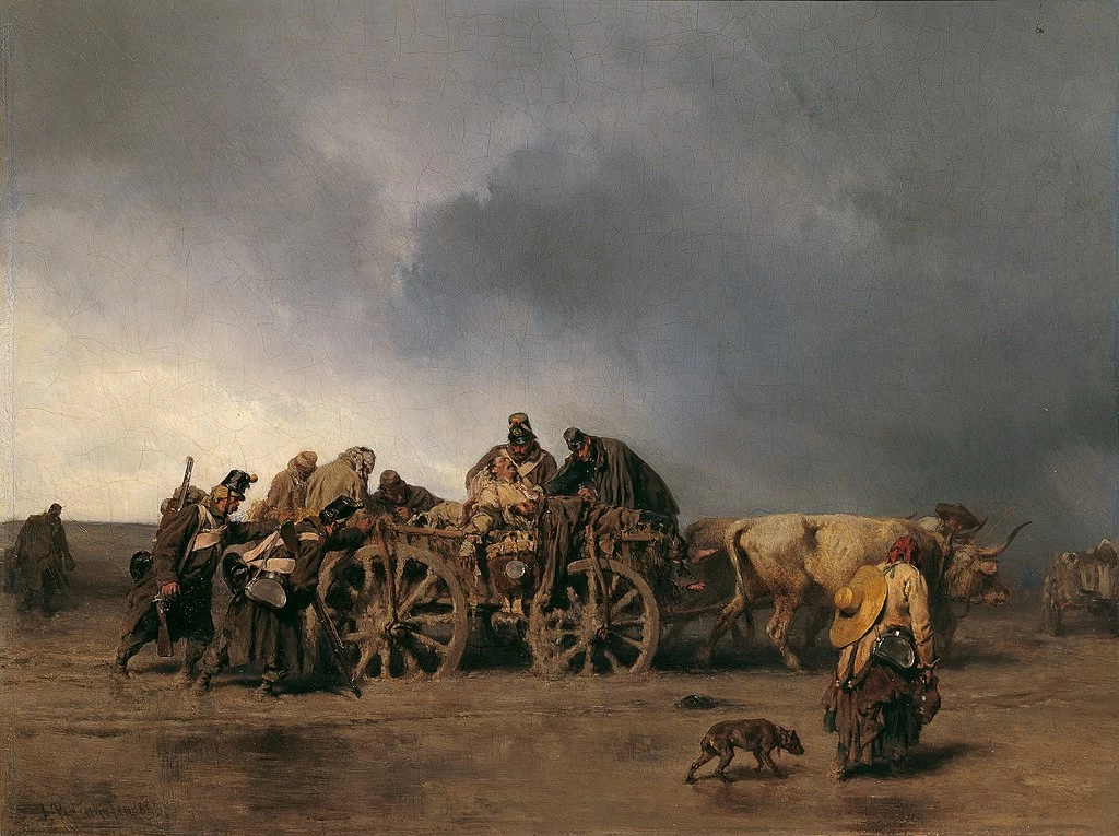 Il trasporto dei feriti - Österreichische Galerie Belvedere, Vienna
